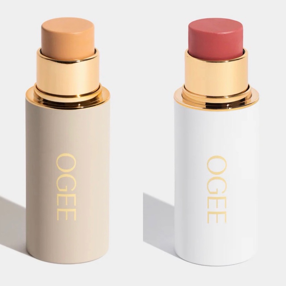 Ogee Sculpted Complexion Foundation Stick and Sculpted Face Stick Set NIB